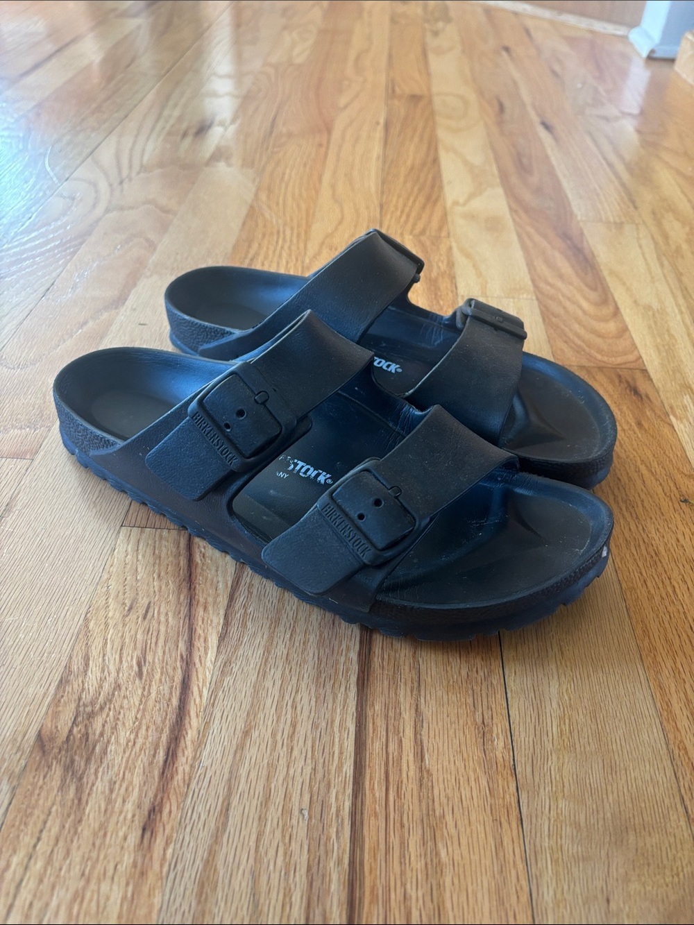 Birkenstock Black Double Strap EVA Sandals
